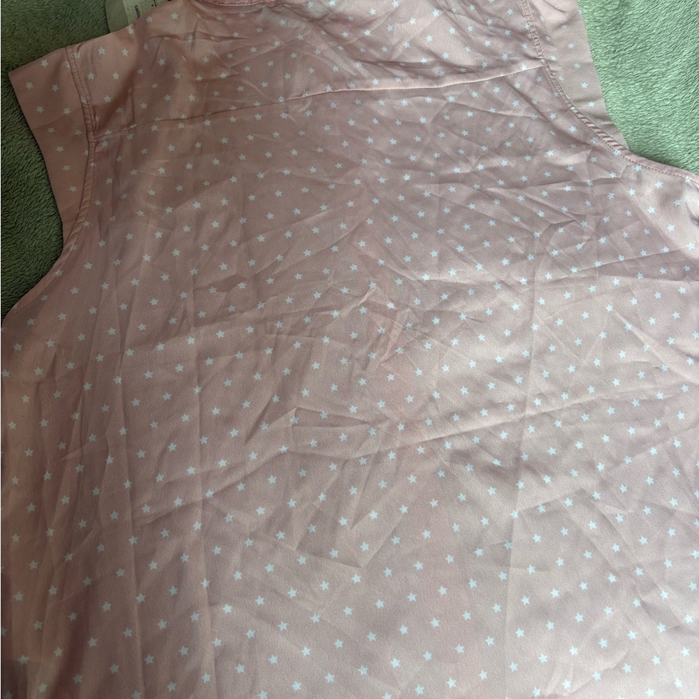 Calliope Pink Star Pattern Blouse - Picture 4 of 5